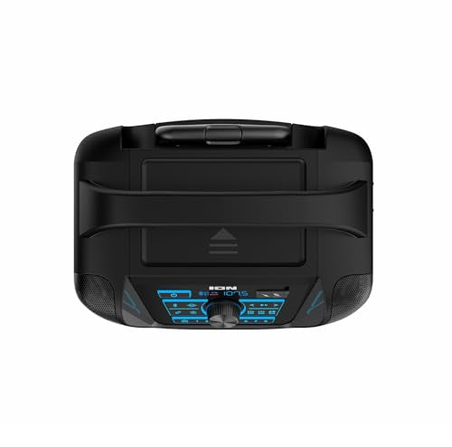ION Sport 320 200W Bluetooth Outdoor Speaker with Wheels | 320 Degree Sound, Water-Resistant, Rechargeable Battery, USB Charging, Stereo Linking, Bass Boost, App Control, for Parties - style: 200W water-resistant