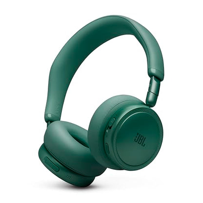 JBL Live 680NC - Noise Cancelling Headphones - Green | JBL Signature Sound with Hi-Res Audio wired and wireless, True Adaptive Noise Cancelling 20, real time calibration - color: Green