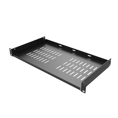 1U Universal Server Rack Shelves- 10" Deep - size: 10 inch