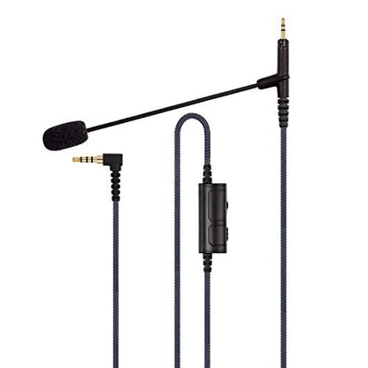 Cable Boom Microphone - Volume Control for PlayStation PS4 or Xbox One Controller, PC - Boompro Gaming Mic Compatible with Audio Technica ATH-M50x, ATH-M40x, ATH-M70x Headphones 150CM - color: For-ATH-M40/50/70X