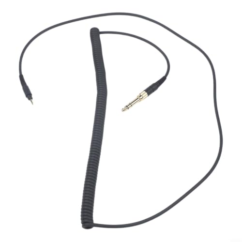Upgrade Cable for K361 K371 Headsets - 3 Meter Coiled Aux Cord with for mini XLR to 3.5mm Jack - for braided Replacement for Music Production