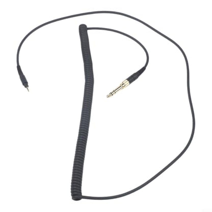 Upgrade Cable for K361 K371 Headsets - 3 Meter Coiled Aux Cord with for mini XLR to 3.5mm Jack - for braided Replacement for Music Production