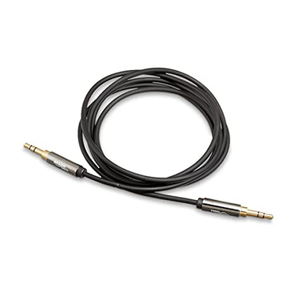 Amazon Basics 3.5mm Male-to-Male Stereo Audio Cable for Speakers, Home Stereos, Car Stereo, Tablets and Smartphones, Gold-Plated Plugs, 4 Foot, Black - size: 4 ft (1 Pack)