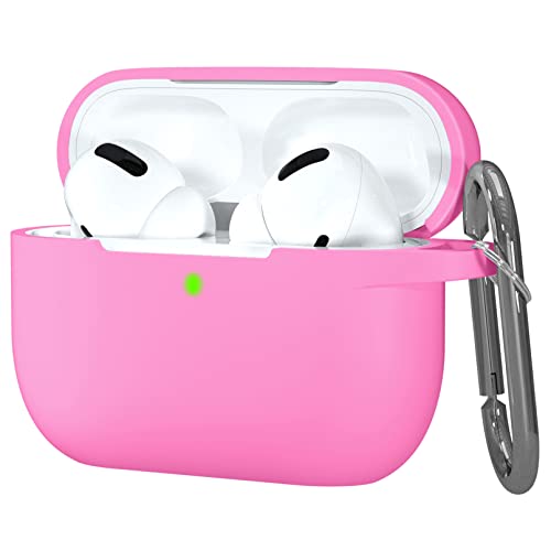 Night-Glow AirPods Pro Case Cover, Hamile Silicone Cases with Keychain Accessories for Apple Airpod Pro 1st/2nd Case 2019 2022, Women Men - color: 1-Nightglow Purple