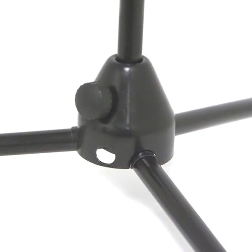 Microphone Boom Arm Stand Combo, Black, Performance Plus (MSB1) | Portable, Folding Tripod, Microphone Stand and Boom Arm