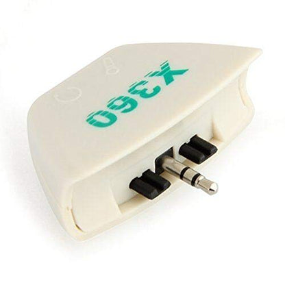 Headset Converter Adapter for Microsoft Xbox 360 (White) - color: White