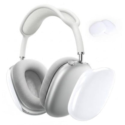 MOLOPPO Clear Hard Case Cover for AirPods Max 2/1 (2026/2024/2020), White | Washable Anti-Scratch Protective Cover,Hard PC material, Gym Accessories Skin Protector - color: A-White