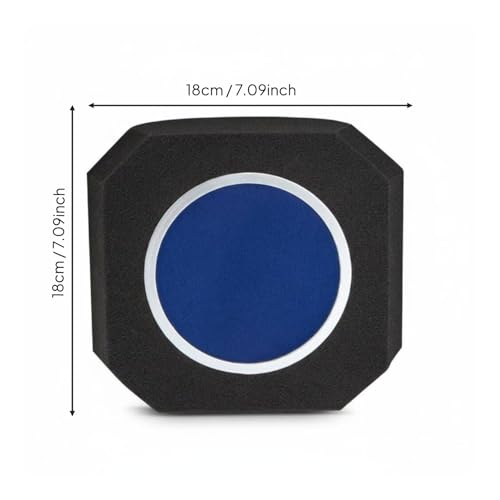 Mic Sound Absorbing Foam Windproof Vocal Pickup Separation Cover Lightweight Vocal Pickup Reflection Screen for Vocalists
