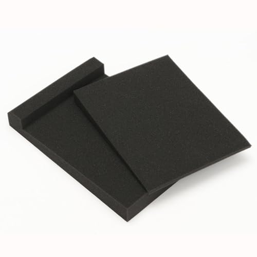 Studio Monitor Isolation Pad Speaker Isolation Pads Acoustic Stands Foam Reduces Audio Prevents Vibrations Suitable for Home Office Studio, 20x30x4.5cm - size: 20x30x4.5cm