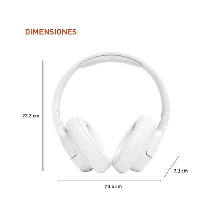 JBL Tune 720BT - Wireless Over-Ear Headphones - White - color: White