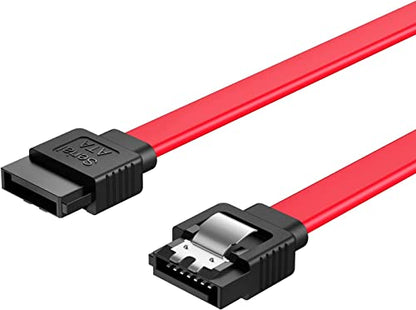 CableCreation SATA III Cable,5-Pack 8-Inch SATA III 6.0Gbps 7pin Data Cable - size: 0.6FT, style: 5-Pack/Straight-Straight