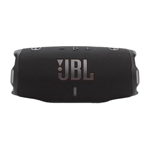 JBL Charge 6 Portable Waterproof Speaker with Powerbank and Strap - Black (Renewed) - color: Black
