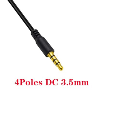 3.5mm Headphone Y Splitter Audio Cable (50cm) | 4Poles 1 to 6 Way 3.5mm (1/8") TRRS AUX Stereo Jack 1 Male to 6 Female Adapter Cord for Earphone,Headset,Laptop,Phone(6 Way) - style: 6 Way