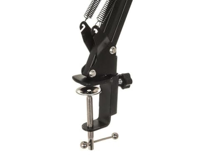 StreamEye Boom Arm Mic Stand with Desktop Mount, Detachable Clip, Professional Grade XLR Cable, Microphone Pop Filter and Cable Ties