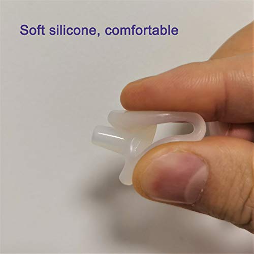 Replacement Anti-Slip Earmold for Two-Way Radio Acoustic Tube Earpiece | 2 Pairs Medium Earmold Stabilizer Inserts, Fits Air Acoustic Coil Tube, Two-Way Radio & Surveillance Earpieces - size: Medium