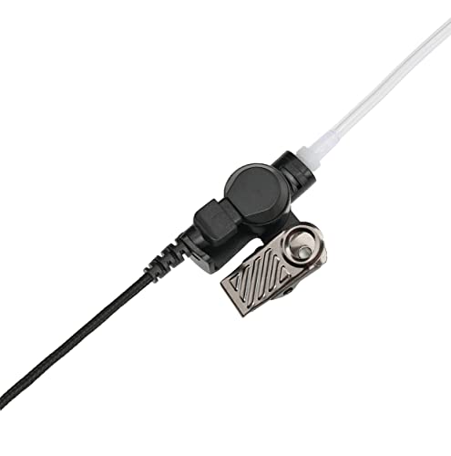 Nylon Braided PTT Surveillance Earpiece for Motorola 2-Pin Radios - style: 1 Pack