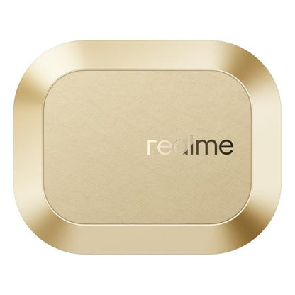 realme Buds Air 8 in-Ear Wireless Earbuds, 55dB ANC, 58Hrs Playtime, Hi-Res LHDC, 360° Spatial Audio, 45ms Low Latency, IP55, BT v5.4 (Gold) - color: Gold