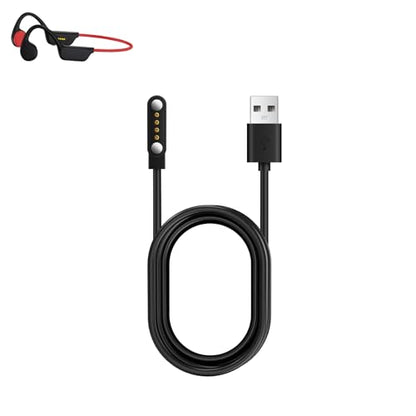 Swimming Headphones, IPX8 Waterproof Bone Conduction Headphone Wireless Underwater Earbuds with Replacement Magnetic Charging Cable