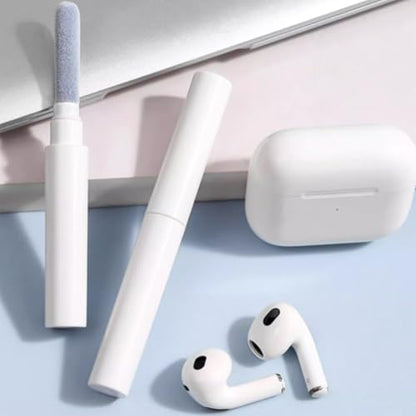 Electronic Cleaning Pen for Earbuds & Keyboards - Portable Precision Cleaning Kit for Earphone Laptop, Tablet, Phone, Computer, Camera Lens (White) - color: White