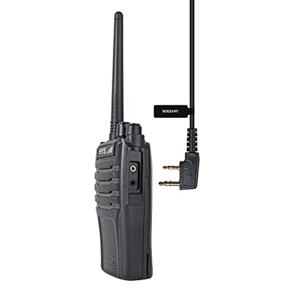 UAYESOK Surveillance Kit Earpiece for 2 Pin Kenwood Two Way Radio | For Baofeng UV-5R BF-888s BF-F8HP UV-82 UV-82HP, Retevis H-777 RT21 RT22 RT26 RT68