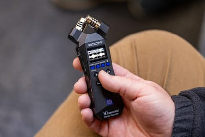 Zoom H1 Essential Recorder for Musicians, Podcasters & Content Creators | Clip-Free Audio with 32-Bit Float, X/Y Stereo Mics, USB Microphone Mode, 10-HR Battery, Accessibility Features