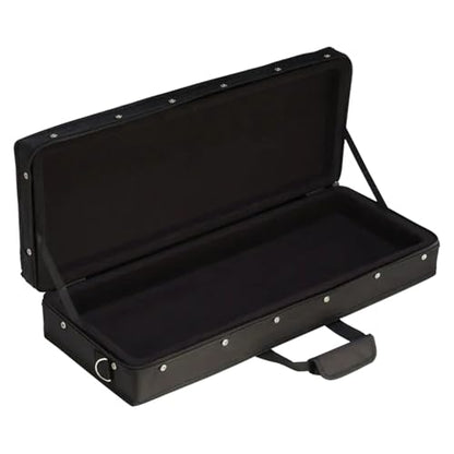 SKB 27”x 9” Foot Controller Soft Case Padded Bag, Rigid Foam Frame, Shoulder Strap and Double Zippers for DJ Controllers & Small MIDI Keyboards, Black | Rigid foam frame, double zippers, 27 inch x 9 inch design, carries pedalboard or small keyboard to gig