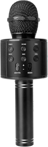 Wireless Bluetooth Karaoke Microphone Portable Handheld Mic Speaker 3-in-1 for All Gifts Smartphones