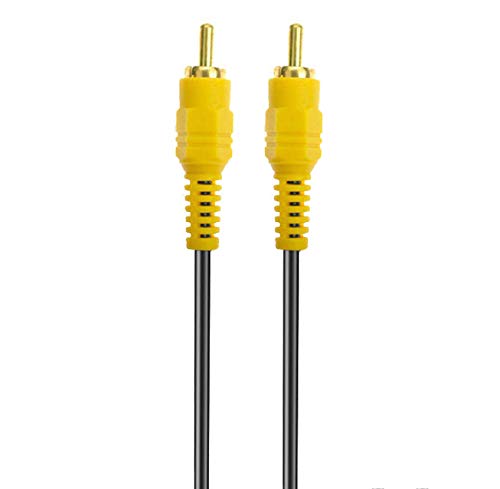 Digital Audio Coaxial Cable,RCA Male to Male Single Plug Cable,Video/Audio Extension Coaxial Cord for Subwoofer Rear View Parking Camera (5M) - size: 5M