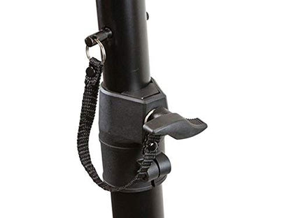 Monoprice PA 스피커 스탠드, 에어 쿠션 포함, 조절 가능 - 한 쌍, 높이 조절 가능 104.2-192.9cm(41.5-74.5인치), 59kg(130파운드) 스탠드당 적재 용량, 튼튼한 스틸