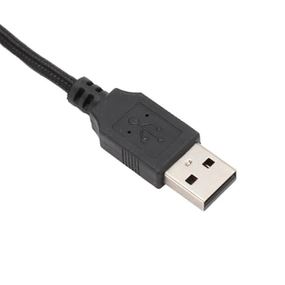 Pssopp USB to 3.5mm Jack Audio Sound Card Adapter, Virtual Surround Sound with LED Indicator for Microphone Mute, Compatible with PC Series X S One