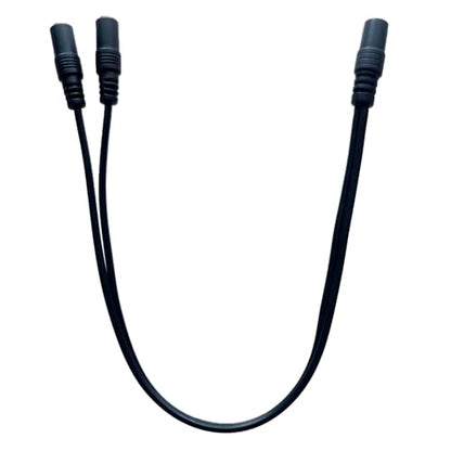 Stereo 3.5mm (1/8 Inch) 1-Female to 3.5mm 2-Females Audio Splitter Cable | Audio Splitter Stereo 3-Pole 3.5mm 1-Female to 3.5mm Dual 2-Females Y Splitter Audio Cable Total Length 34cm