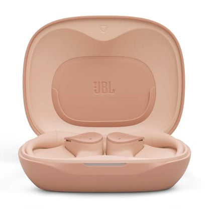 JBL Sense Lite Open Ear Earbuds, True Wireless, Ear Hook Fit - Beige | Water Resistant Sports And Workout Headphones, Up To 8 Hrs Playtime, Clear Calls With Noise Reduction - color: Beige