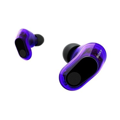 Sony INZONE Buds Wireless Noise Cancelling Gaming Earbuds, Glass Purple | Perfect for PlayStation® 5, PC/PS5/Switch/Mobile, 48Hr Battery with Case, Low Latency 2.4GHz USB-C Dongle, Truly Wireless