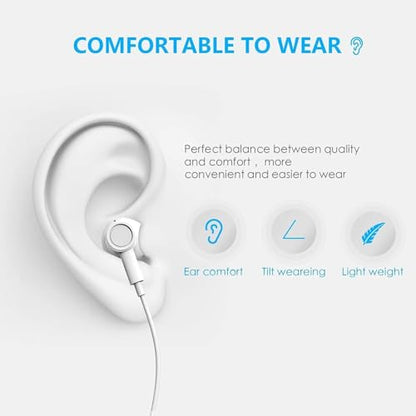 Pcwfbzf 2 Packs USB C Headphones Earbuds Wired for iPhone17/16/15, iPad Pro | Built-in Mic, Noise Cancelling, Volume Control, Ultra Clear Call, Support for iPhone 17/16/15 Series, Android, Galaxy, Pixel - size: 2 Pack