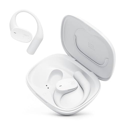 JBL Sense Lite Open Ear Earbuds, True Wireless, Ear Hook Fit - White | Water Resistant Sports And Workout Headphones, Up To 8 Hrs Playtime, Clear Calls With Noise Reduction - color: White