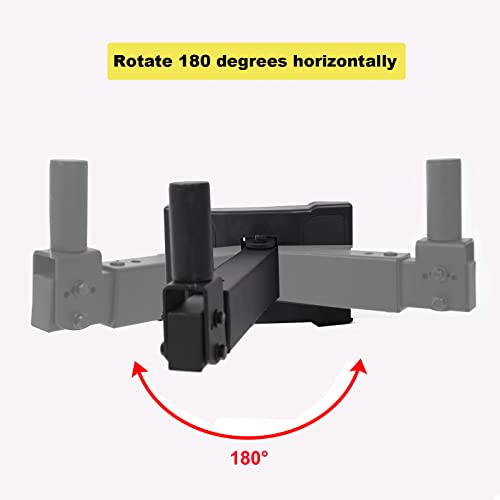 Heavy Duty Speaker Wall Mount, Swivel and Tilt, 2 Packs | Holds up to 100lbs,Speaker Wall Mount Bracket Design for Professional Audio, Screw Hidden ,HD-339, Black - style: HD-339
