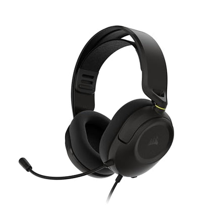 Corsair HS35 v3 Wired Gaming Headset with Mic – Carbon - color: Carbon