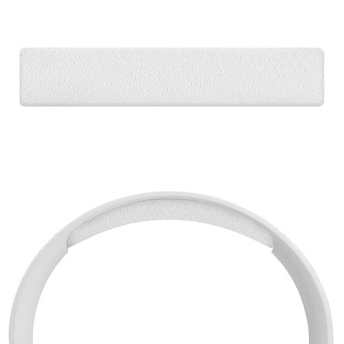 Geekria Breathable Mesh Fabric Headband Pad Replacement Compatible with JBL JR 300BT, T450, T450BT, Tune 500BT, 510BT, 520BT, 600BT, 600BTNC, 660NC, 670NC (White) - color: White