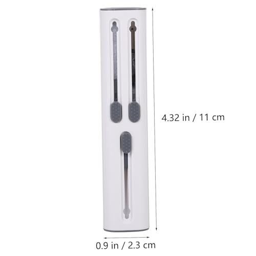 Earphone Cleaning Brush Kit with Hidden Triple Heads, Plastic