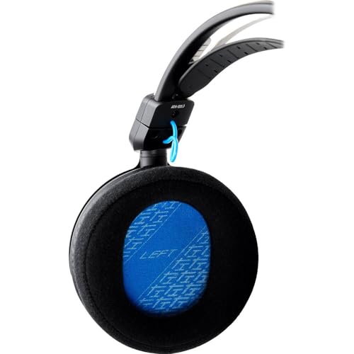 Audio-Technica Consumer ATH-GDL3 Open-Back Over-Ear Gaming Headset with Microphone Bundle with Headphone Accessories (Black)