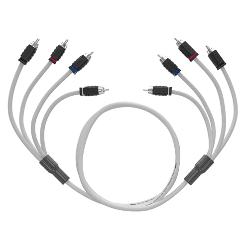 DS18 MOFCR-6FT.4CH 4 Channels OFC Marine RCA Audio Stereo Cable - 6 Feet - style: 6 Ft 4 Channel