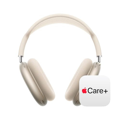 Apple AirPods Max 2 Wireless Over-Ear Headphones, Active Noise Cancellation, Adaptive Audio, Personalized Spatial Audio, Live Translation, Bluetooth Headphones – Starlight with AppleCare+ (2 years) - color: Starlight