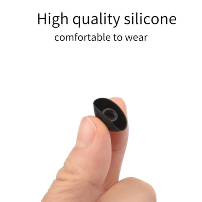Replacement Earbuds Tips for Powerbeats Pro/Beats Flex/Beats X | Silicone Ear Tips Wireless Bluetooth Earphone Headphones with Cleaning Kit,Soft Reducing Noise Bud Tips Black&White 8Pack