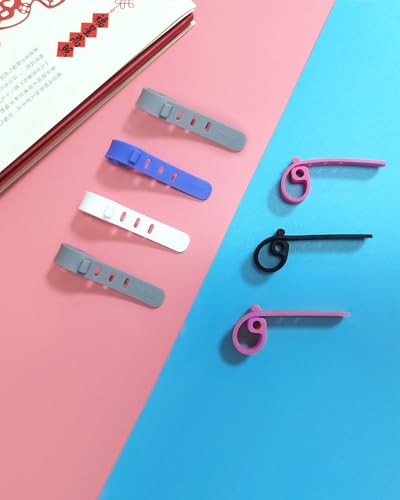 25-Piece Silicone Cable Ties Set, Reusable High-Elasticity Cord Ties for Charging Cord Organizer, Phone Chargers, and Earphones - Ideal for Home & Office