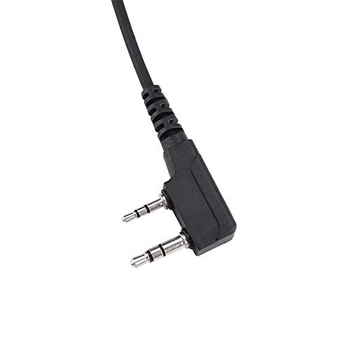 Surveillance Acoustic Tube Earpiece Headset with Mic Compatible for Kenwood TK-3140 TK-3400 TK-3402U16P UV-5R UV-82 Walkie Talkie Radio - style: Acoustic tube type