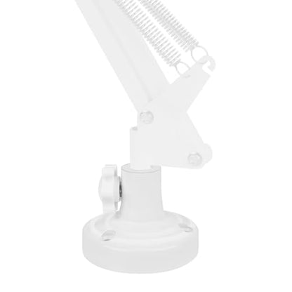 GEEKRIA for Creators Microphone Table Flange Mount Adapter, Metal Table Mount Clamp with Adjustable Interface Aperture Compatible with TONOR T20, Aokeo AK-35, InnoGear Microphone Arm (White) - color: White