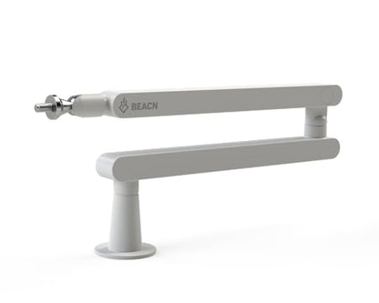 BEACN Mic Stand (Light) - Low Profile Adjustable Boom Arm, 360° Mount - color: Light