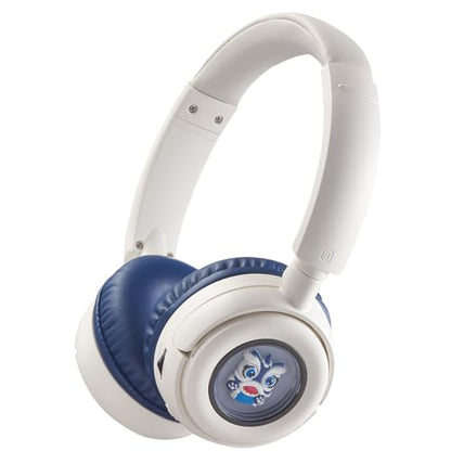 Wireless On-Ear Headphones Bluetooth with Microphone, Lightweight Foldable Wireless Headphones Built-in LED Lights, FM Radio, Micro SD/TF Slot for Travel Home, Blue Q9M - color: SeaBlue