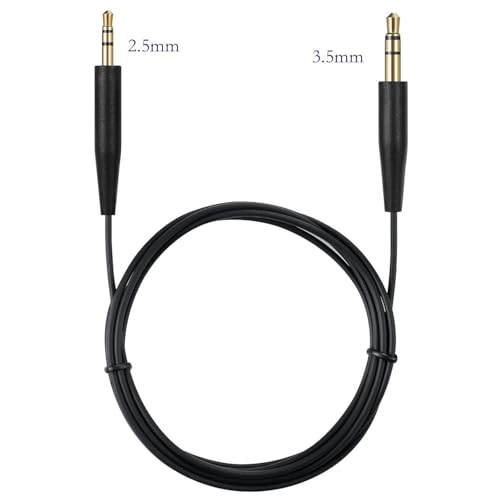 Replacement Audio Cable 3.5mm to 2.5mm for Bose Headphones | Compatible with Bose 700 QC45 QC35II QC35 QC25, SoundTrue Soundlink OE2, Aux Cord Wire, No Mic