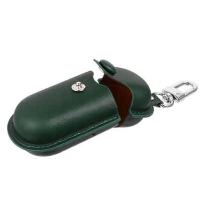 POPETPOP Waterproof Earphone Holder Protective Case for Earbuds 3i, Portable Dust-Proof Scratch-Resistant Earbud Storage in Dark Green for Travel and Daily Use